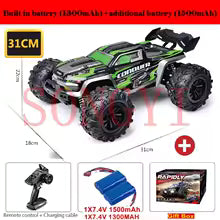 Voiture RC 1/16 4WD - Jusqu'à 80 km/h