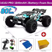 Voiture RC 1/16 4WD - Jusqu'à 80 km/h