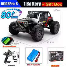 Voiture RC 1/16 4WD - Jusqu'à 80 km/h