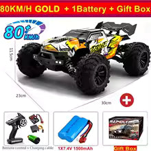 Voiture RC 1/16 4WD - Jusqu'à 80 km/h