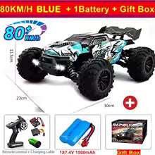 Voiture RC 1/16 4WD - Jusqu'à 80 km/h