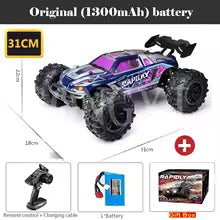Voiture RC 1/16 4WD - Jusqu'à 80 km/h