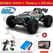 Voiture RC 1/16 4WD - Jusqu'à 80 km/h