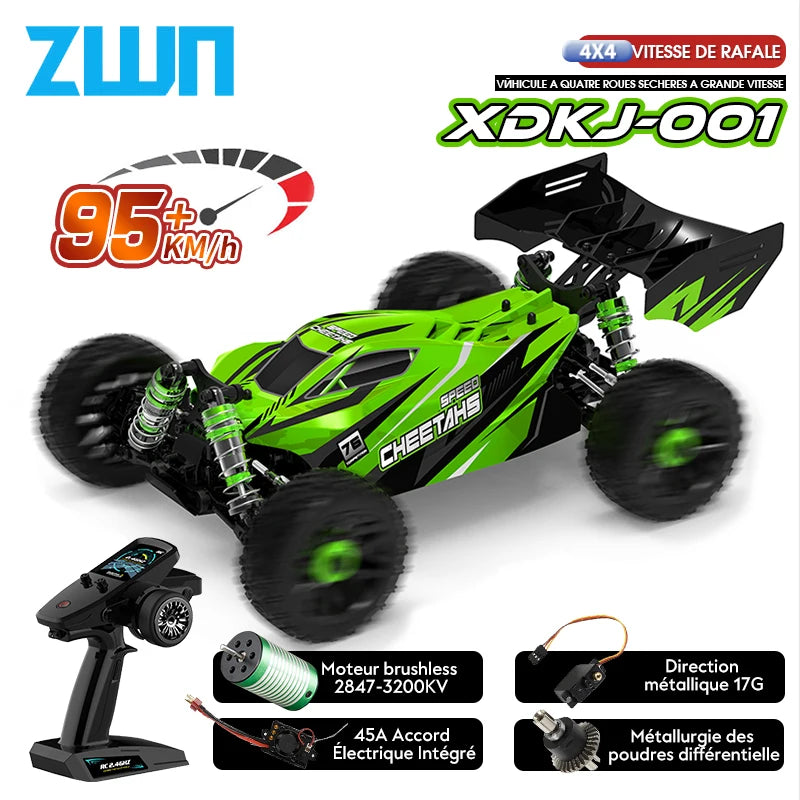 Voiture RC 1/14 95 km/h 4WD Brushless