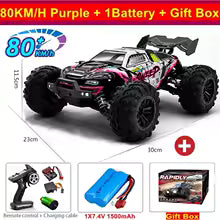 Voiture RC 1/16 4WD - Jusqu'à 80 km/h