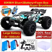 Voiture RC Drift 4WD 80 km/h LED