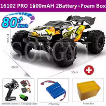 Voiture RC 1/16 4WD - Jusqu'à 80 km/h