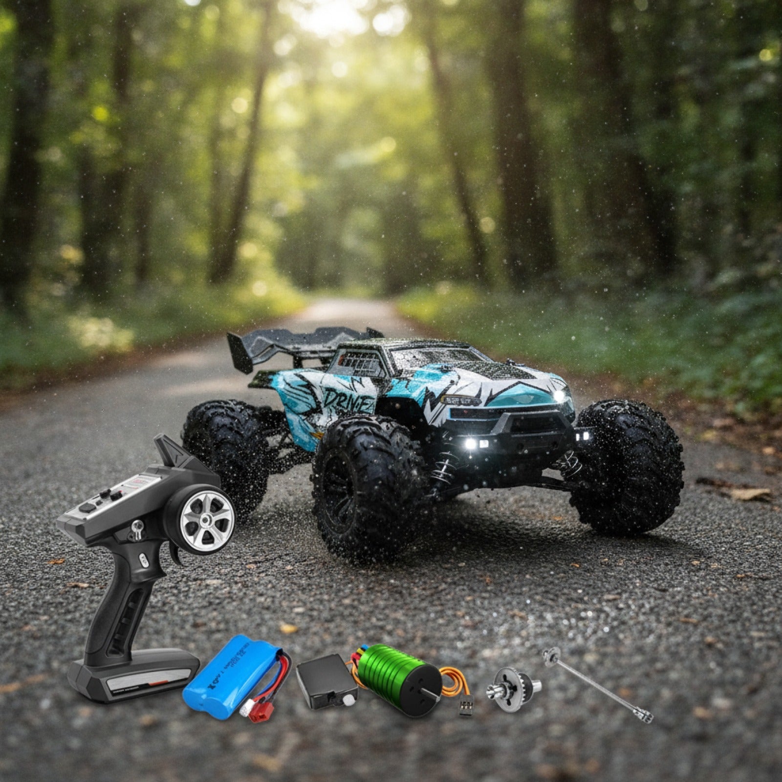 Voiture RC Tout-Terrain 4x4 - 75 km/h