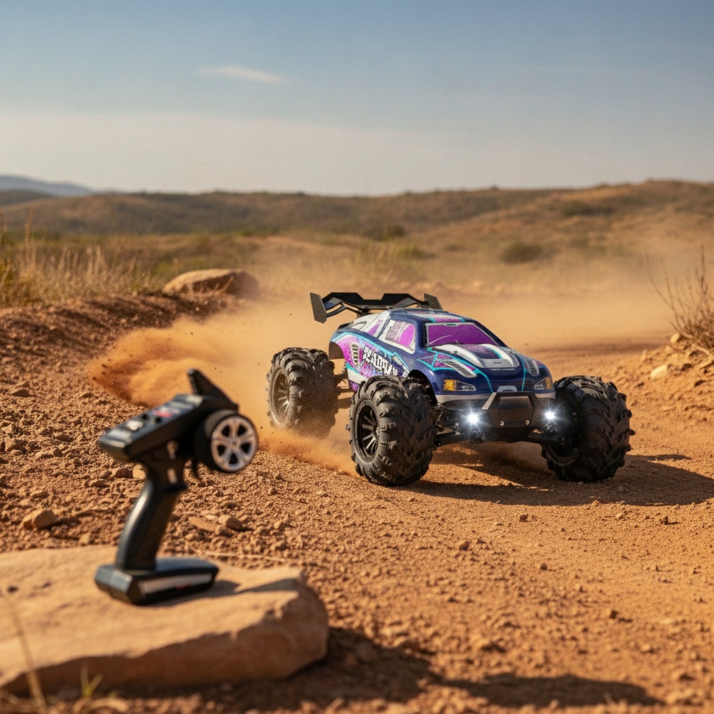 Voiture RC Drift 4WD 80 km/h LED