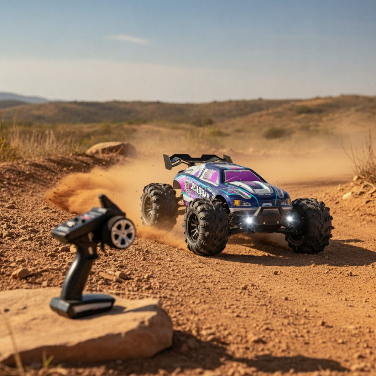 Voiture RC Drift 4WD 80 km/h LED