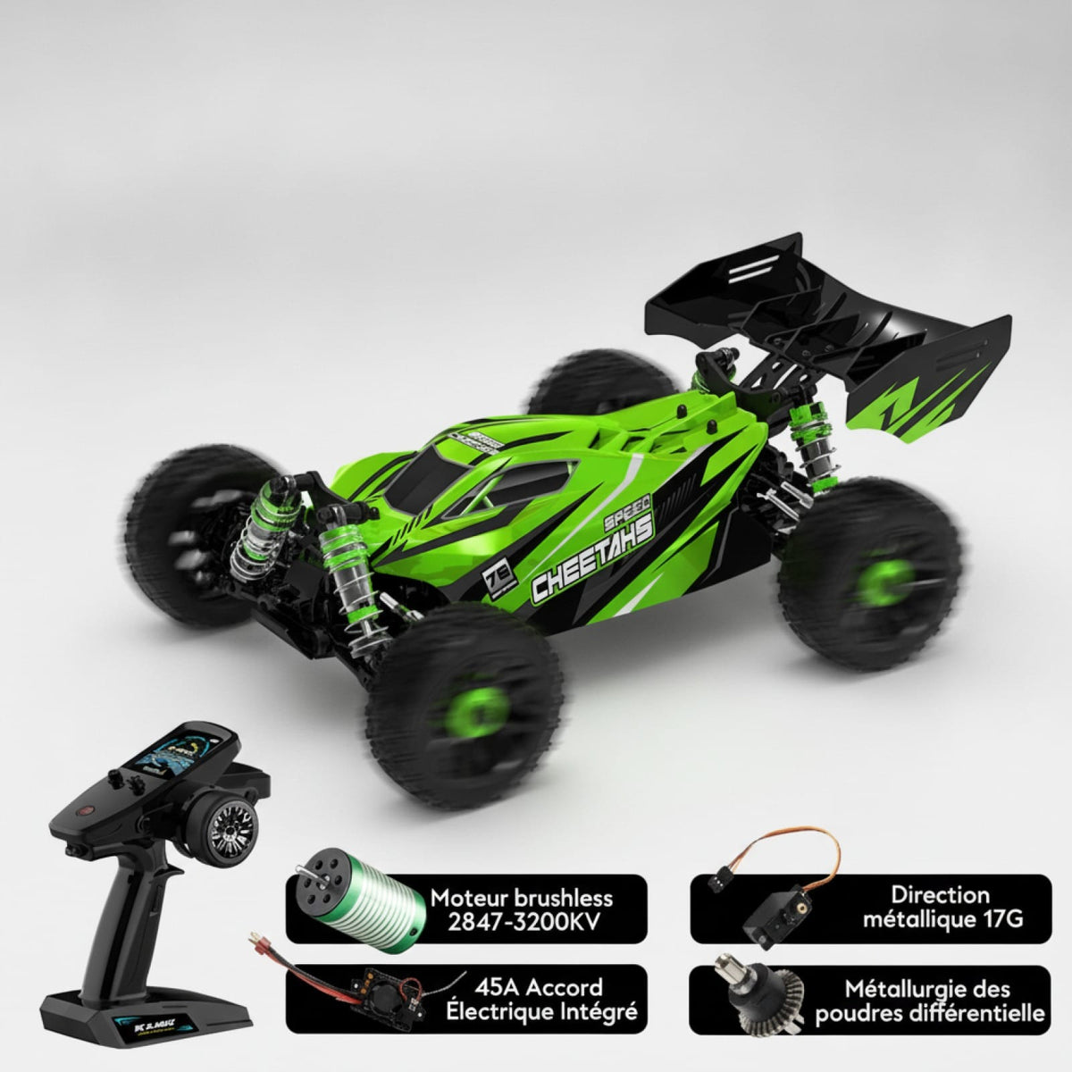Voiture RC 1/14 95 km/h 4WD Brushless